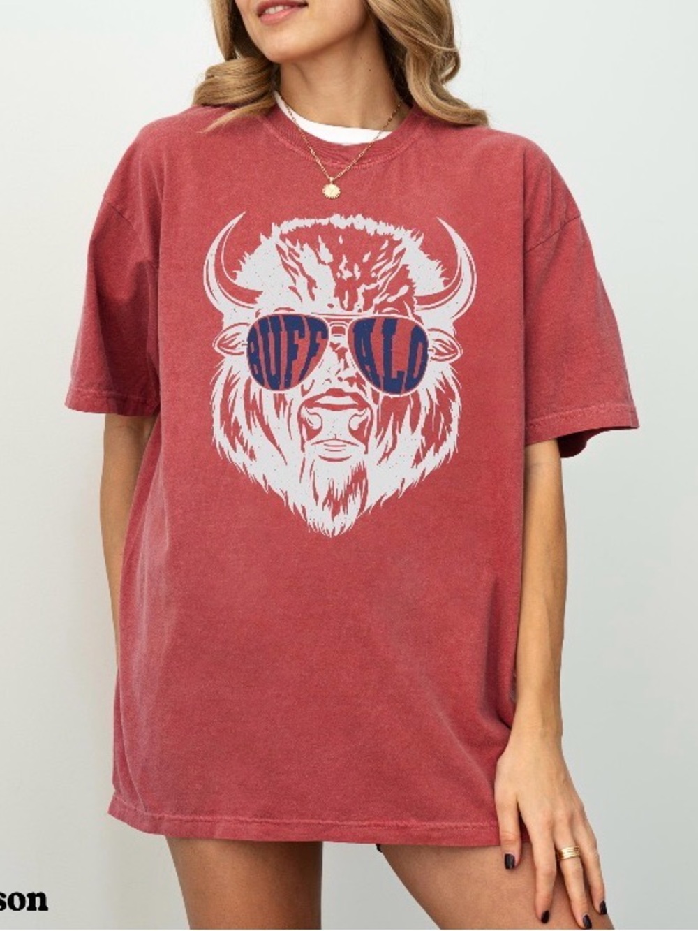 Retro Buffalo Football Shirt, Comfort Colors Buffalo, Trendy Buffalo T-Shirt
